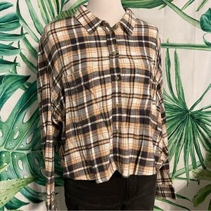 Cropped Length Flannel